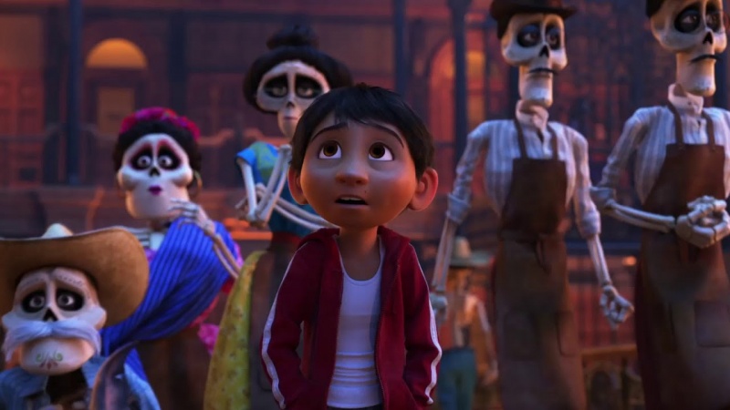 Kadr z filmu "Coco" (źródło: youtube.com)  