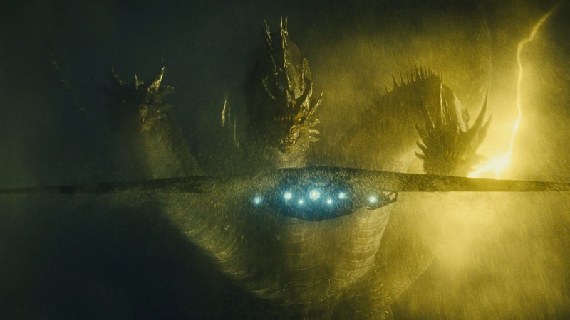 Kadr z filmu "Godzilla: Król potworów" (źródło: materiały prasowe)  