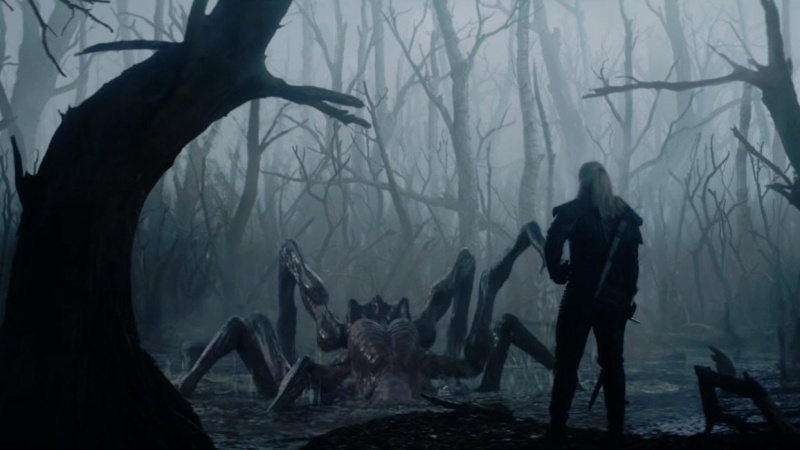 Kadr z serialu "The Witcher" (źródło: youtube.com/screenshot)  