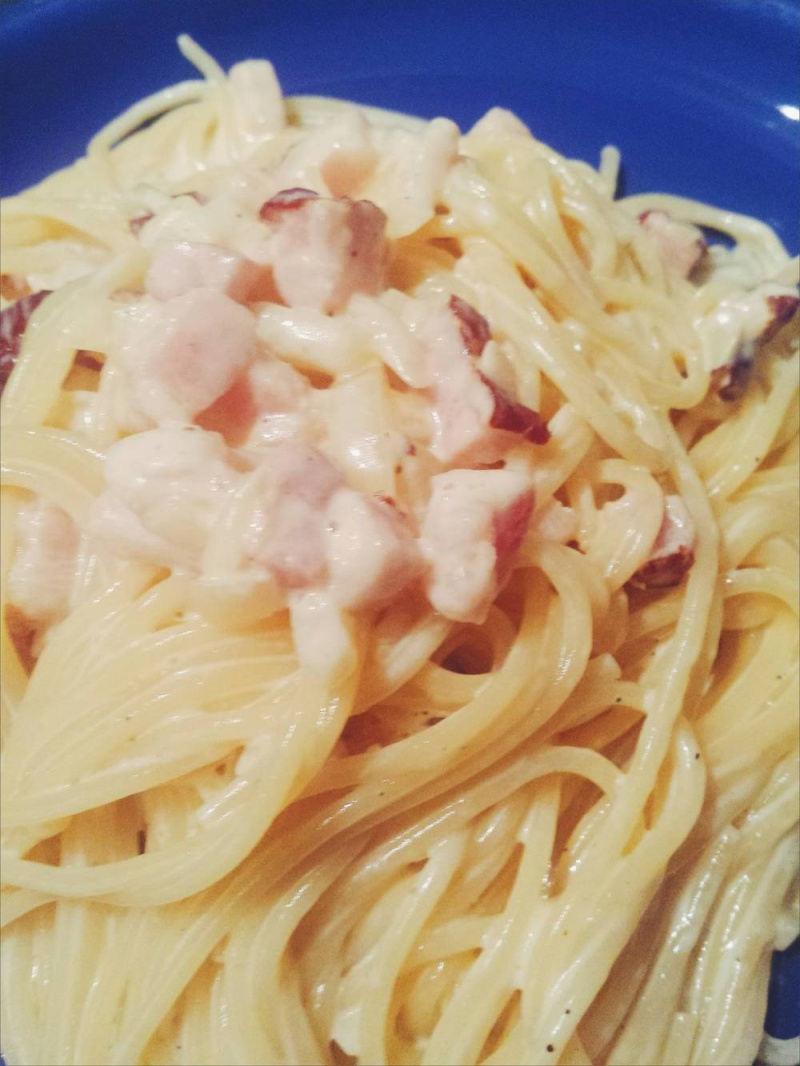 Spaghetti Carbonara (fot. Jakub Jaworski/jacobtastes.wordpress.com)  