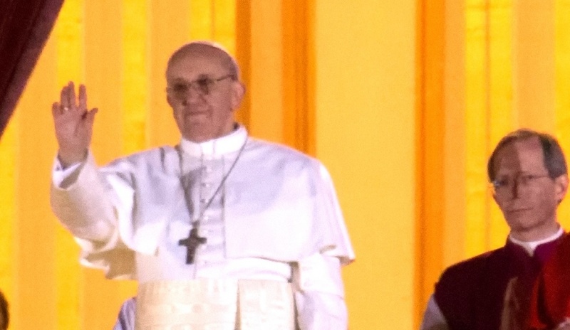 Papież Franciszek (źródło: www.flickr.com/photos/bostoncatholic - licencja Creative Commons)  