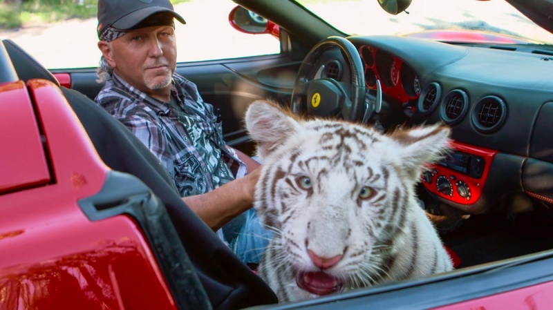 Kadr z serialu "Król tygrysów" (źródło: Netflix)  