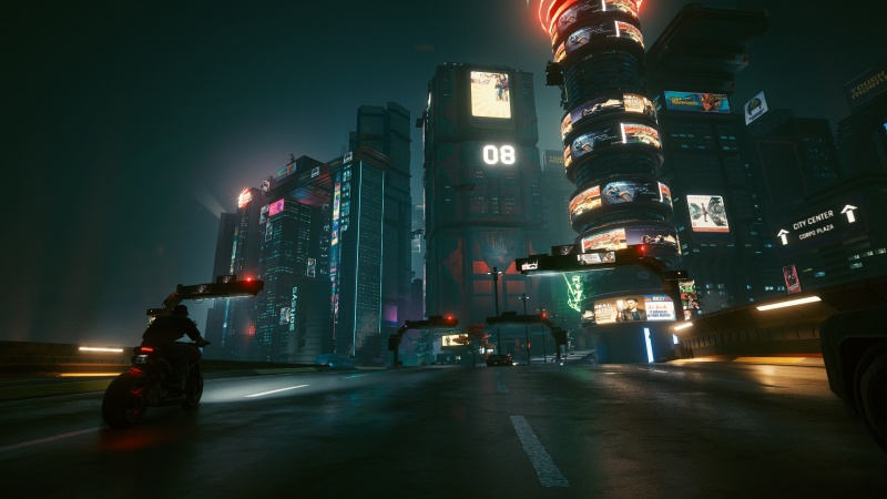 Screen z gry "Cyberpunk 2077" (źródło: rozgrywka własna)  