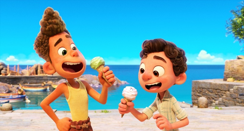 Kadr z filmu "Luca" (źródło: materiały prasowe/Pixar)  