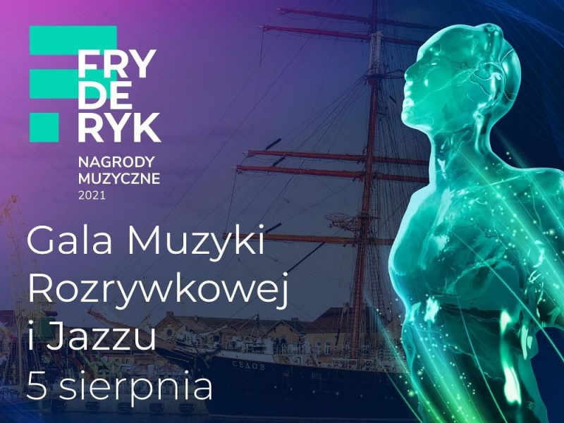 Plakat Fryderyków 2021 (źródło: fryderyki.pl)  