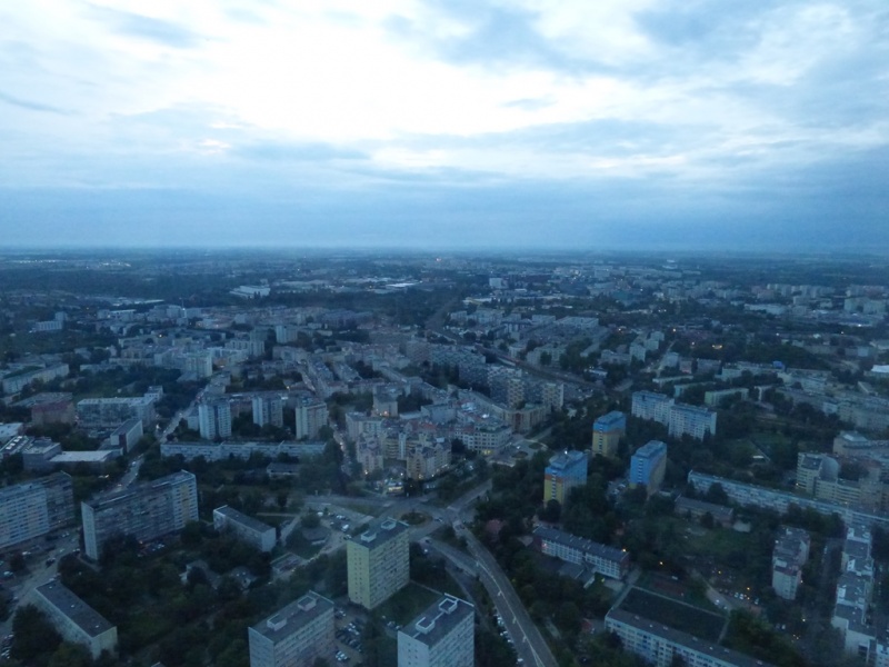 Panorama Wrocławia podziwiana z 49 piętra, czyli z wysokości aż 200 metrów!  