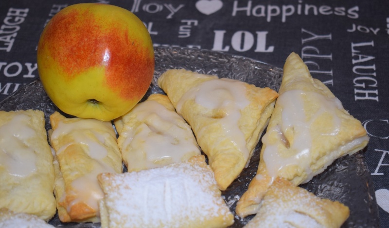 Ciastka francuskie z jabłuszkami – palce lizać! (fot. PJ)  