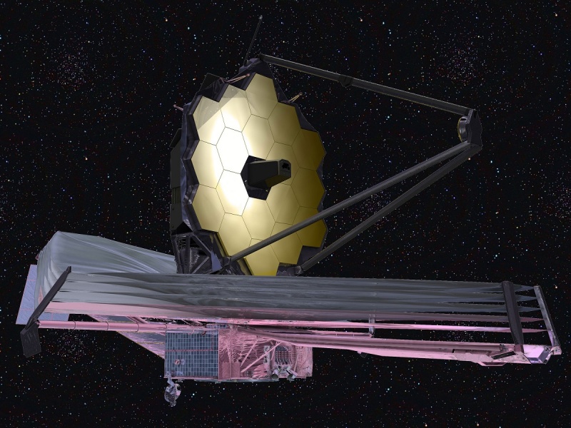 Teleskop Jamesa Webba (źródło: nasa.gov)  