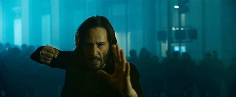 Kadr z filmu "Matrix Zmartwychwstania" (źródło: materiały prasowe)  