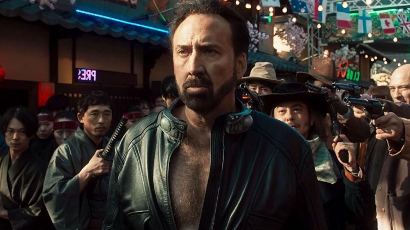 Nicolas Cage w filmie "Więźniowie Ghostland" (materiały prasowe)  