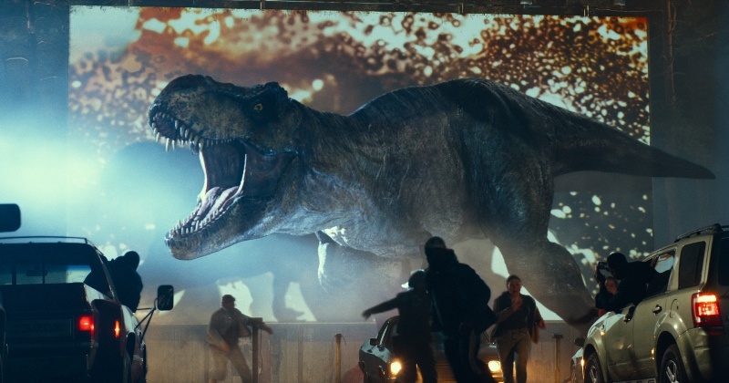 Kadr ze zwiastuna "Jurassic World: Dominion" (materiały prasowe)  