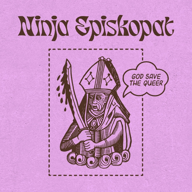 Okładka EPki zespołu Ninja Episkopat (materiały promocyjne)  
