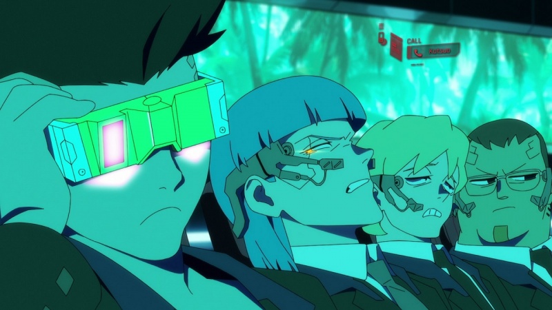 Kadr z serialu anime "Cyberpunk: Edgerunners" (materiały prasowe/Netflix)  