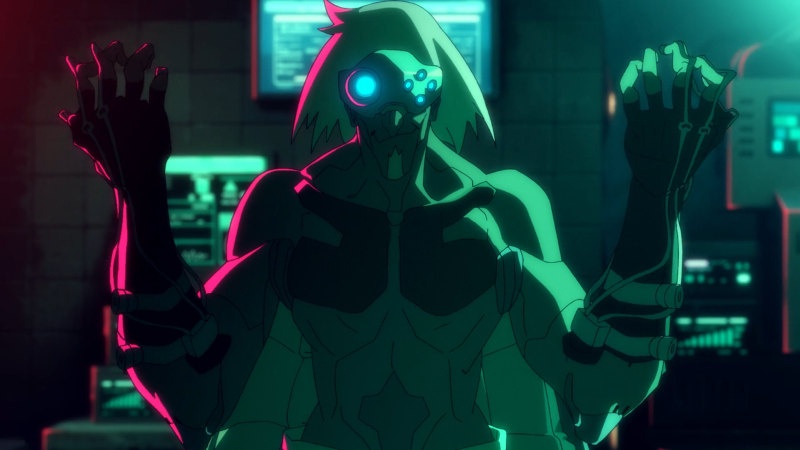 Kadr z serialu anime "Cyberpunk: Edgerunners" (materiały prasowe)  