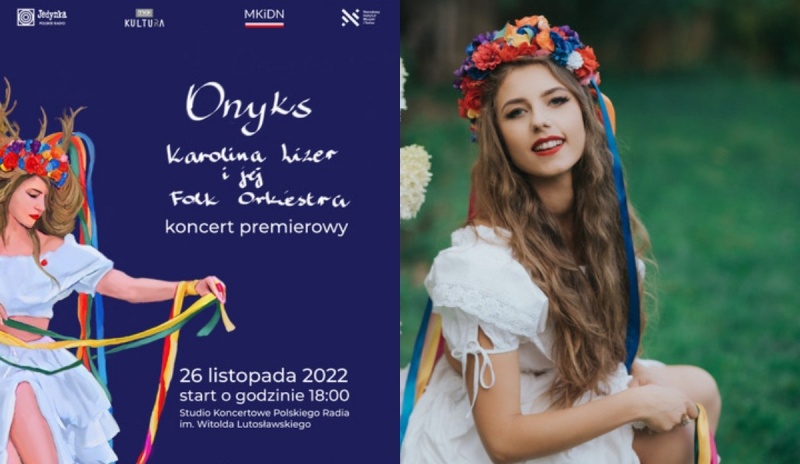 Karolina Lizer i oficjalny plakat reklamujący to piękne wydarzenie (materiały promocyjne)  