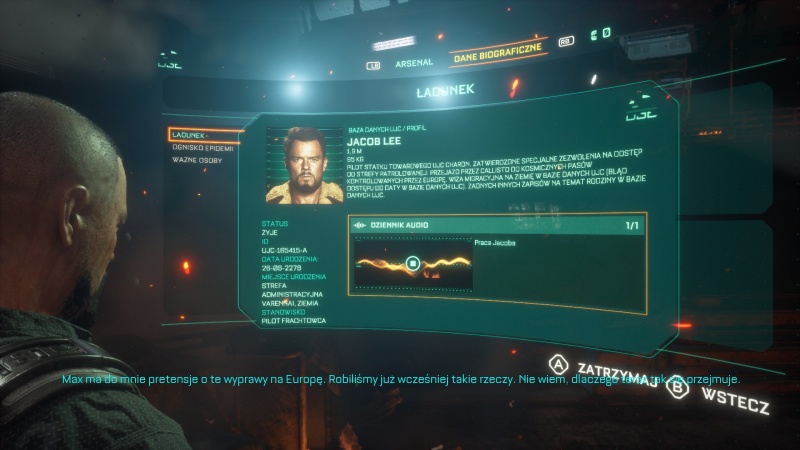 Screen z gry "The Callisto Protocol" (źródło: rozgrywka własna)  