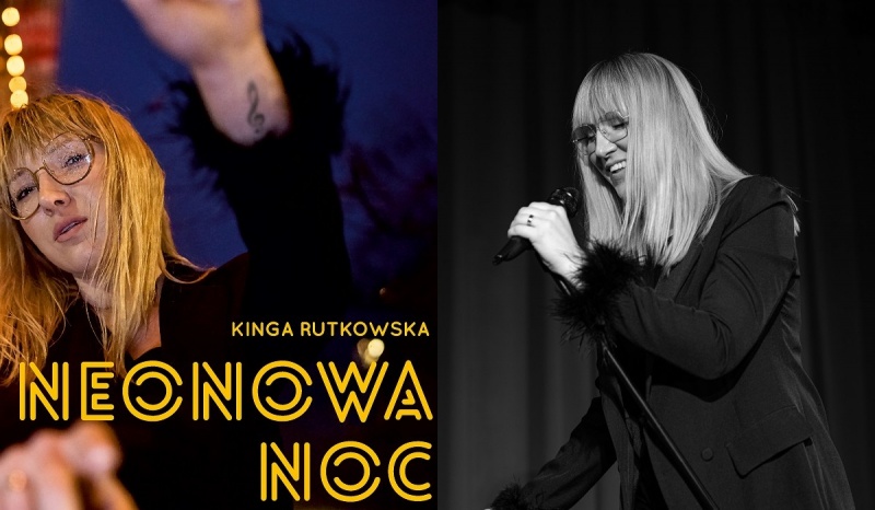 Kinga Rutkowska i jej singiel "Neonowa noc"(fot. materiały promocyjne)  