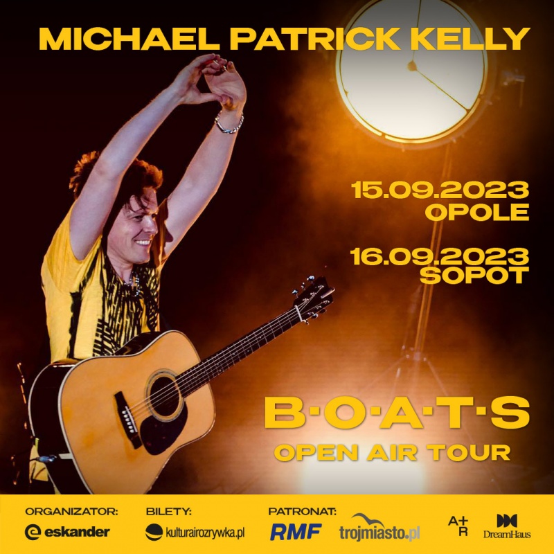 Oficjalny plakat koncertów BOATS (materiały promocyjne/facebook.com/AgencjaEskander)  