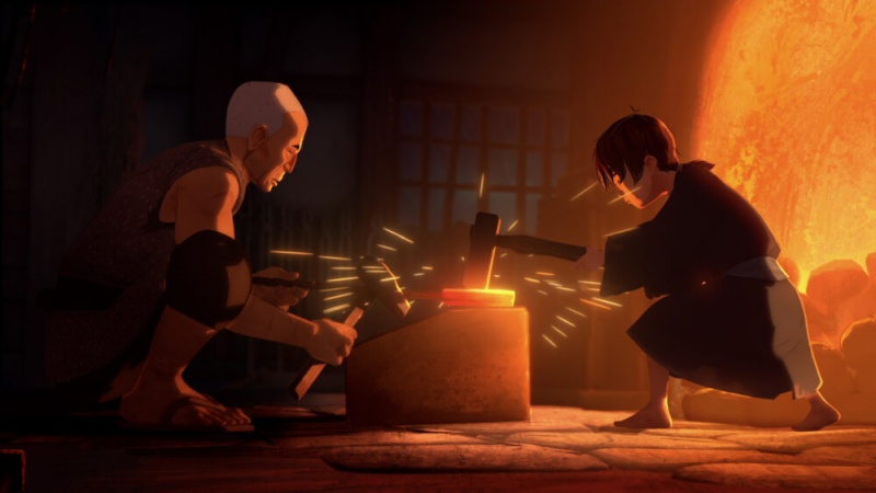 Kadr z serialu "Niebieskooki samuraj" (fot. Netflix)  