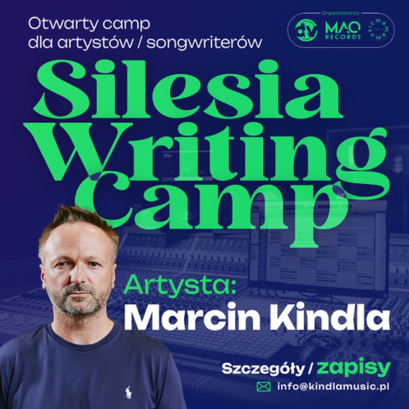 Plakat Silesia Wrirting Camp (materiały promocyjne)  