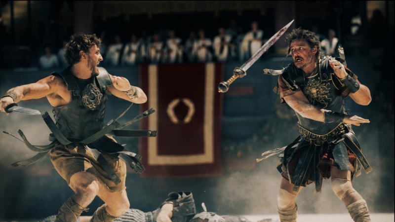 Kadr z filmu "Gladiator II" (fot. materiały prasowe/Paramount)   