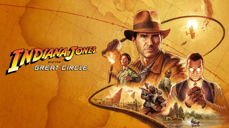 Oficjalny plakat/poster do gry "Indiana Jones i Wielki Krąg" (źródło: indianajones.bethesda.net)  