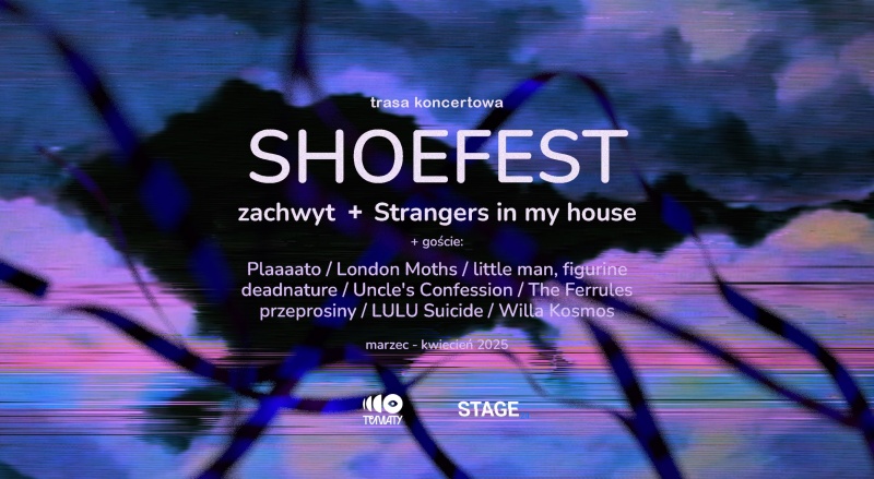 Oficjalny plakat trasy SHOEFEST TOUR 2025 (materiały promocyjne)  