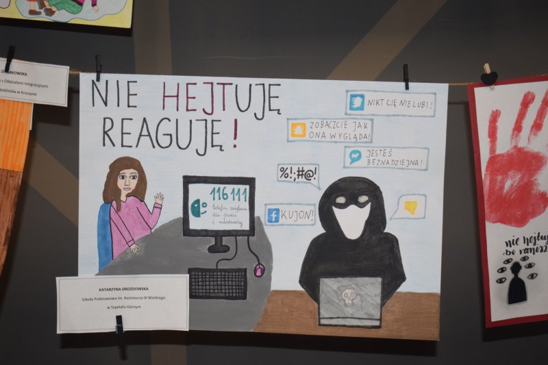 "Cisza Nienawiści Nigdy hejt! Zawsze heart!" - prace konkursowe (fot. PJ)  