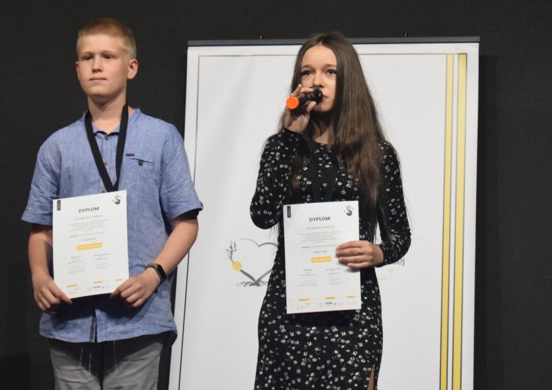 Uroczysta gala II konkursu "Cisza Nienawiści Nigdy hejt! Zawsze heart!" (fot. PJ)  