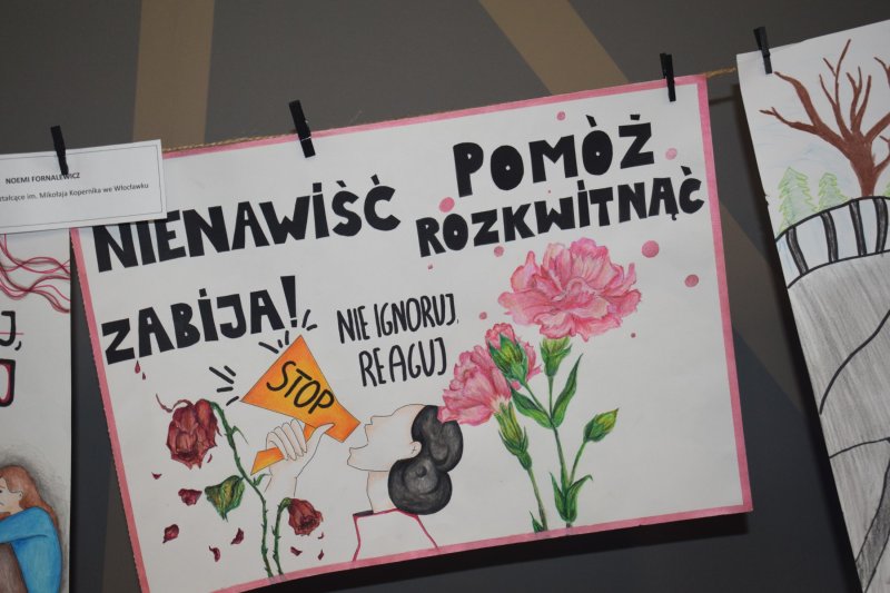 "Cisza Nienawiści Nigdy hejt! Zawsze heart!" - prace konkursowe (fot. PJ)  
