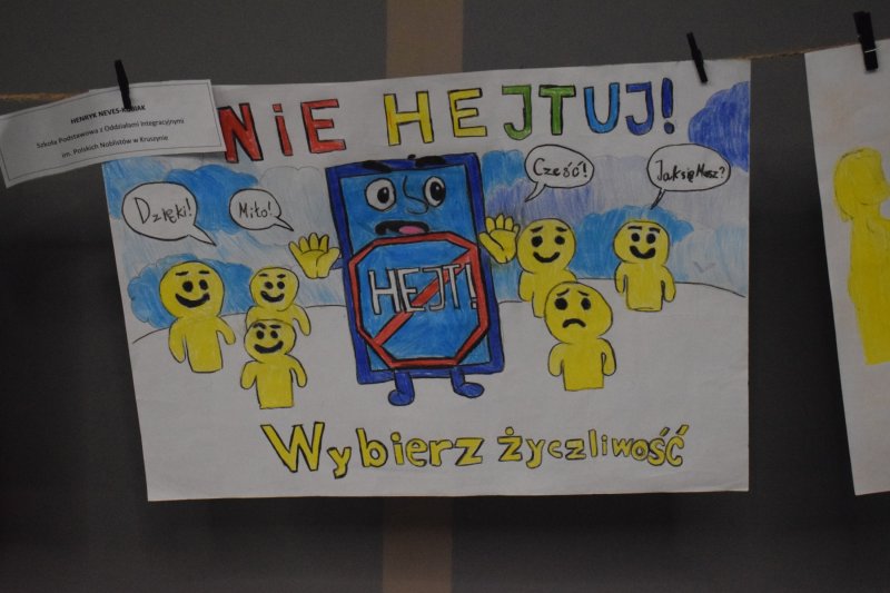 "Cisza Nienawiści Nigdy hejt! Zawsze heart!" - prace konkursowe (fot. PJ)  