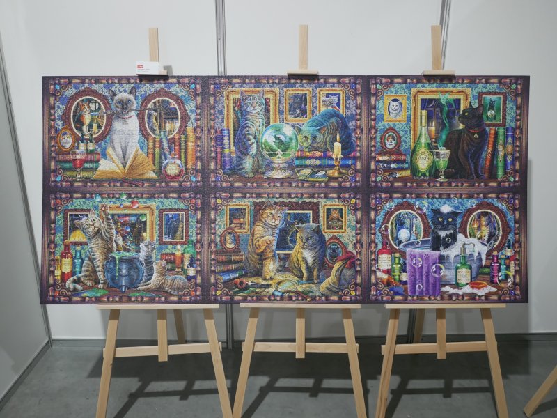Przepiękny kolaż z puzzli  