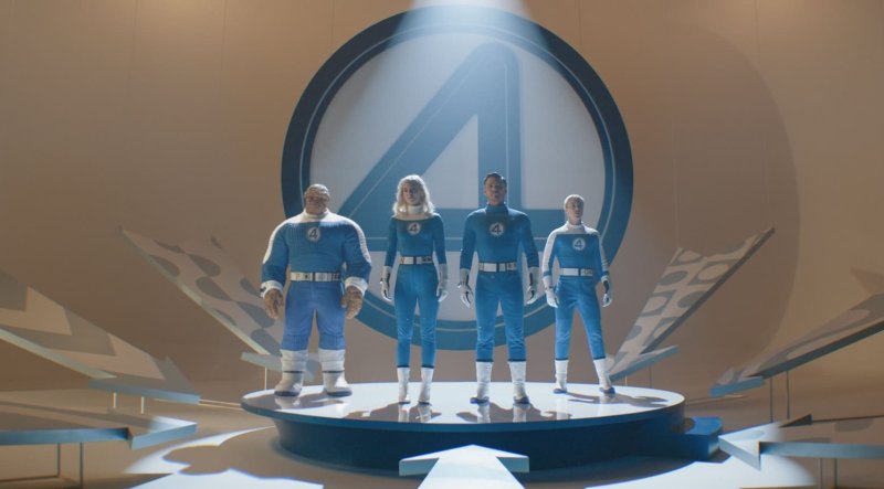 Kadr z filmu "Fantastyczna Czwórka: Pierwsze kroki" (źródło: MARVEL STUDIOS - © 2025 20th Century Studios)  