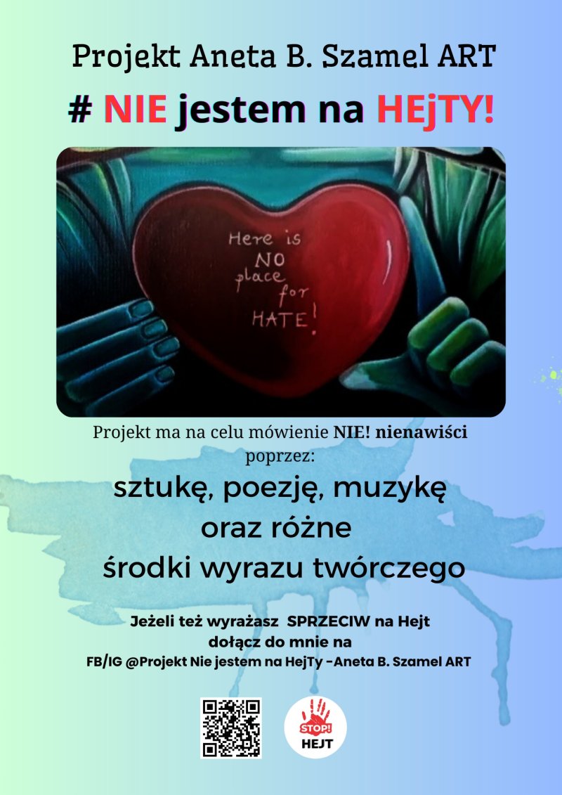 Ulotka projektu "NIE jestem na HEjTY!" (archiwum prywatne)  