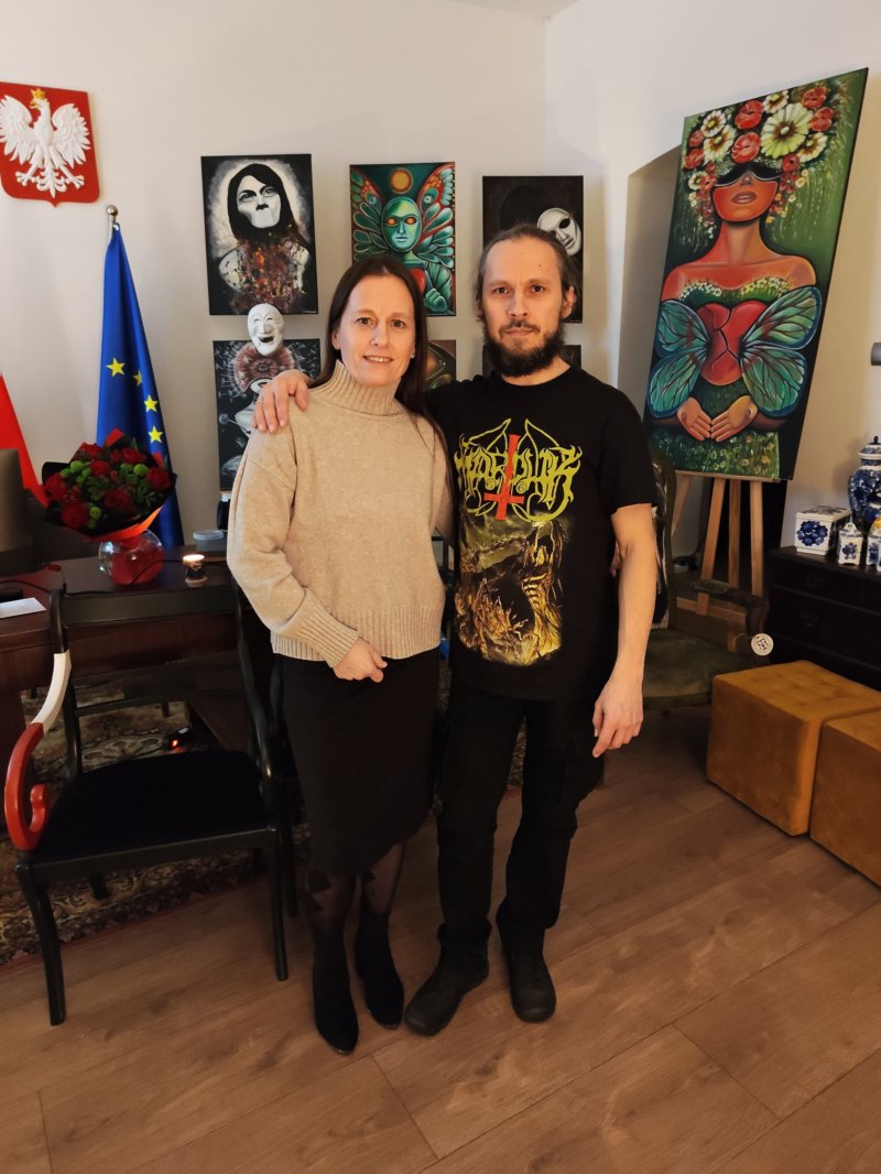 Wernisaż Anety B. Szamel (fot. Oliwia  Nowak)  