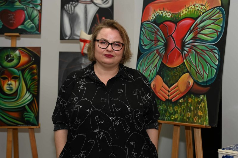 Wernisaż Anety B. Szamel (fot. Oliwia  Nowak)  