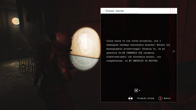 Screen z gry "Cronos: The New Dawn" (źródło: rozgrywka własna)  