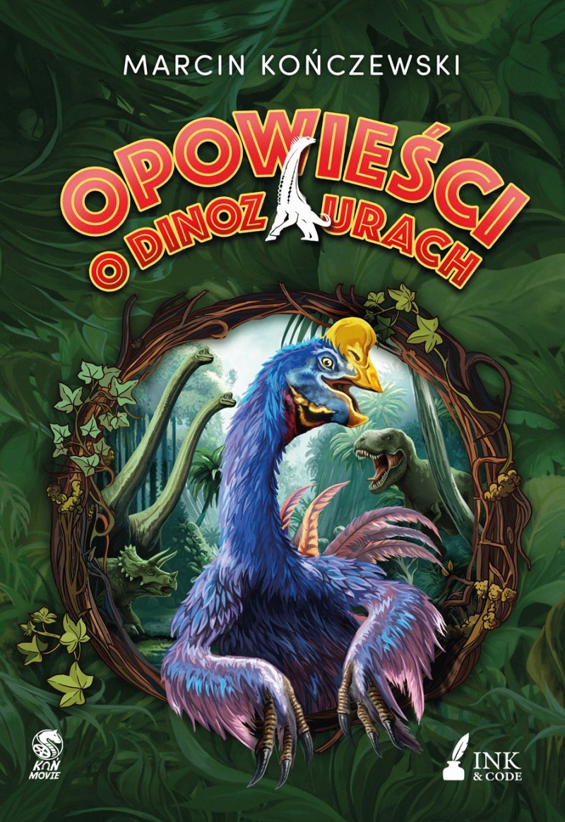 Okładka książki "Opowieści o dinozaurach" (materiały promocyjne)  