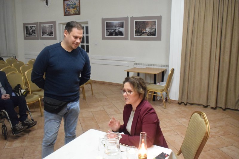 Spotkanie autorskie z Martą Mirowską (fot. PJ)  