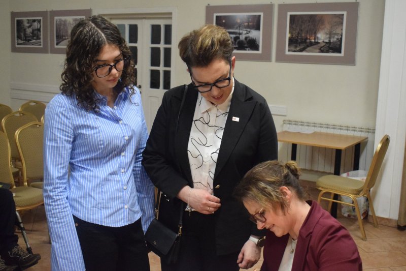 Spotkanie autorskie z Martą Mirowską (fot. PJ)  