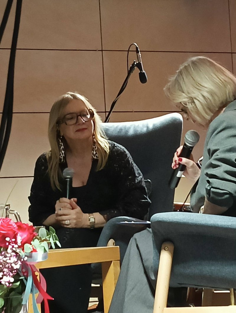 Spotkanie z Marzeną Rogalską (fot. Patrycja Włudyka)  