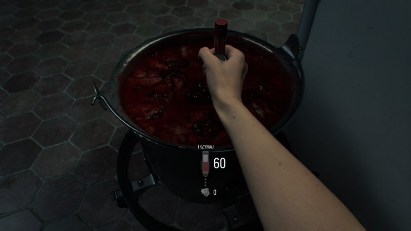 Screen z gry "Resident Evil Requiem" (źródło: rozgrywka własna)  