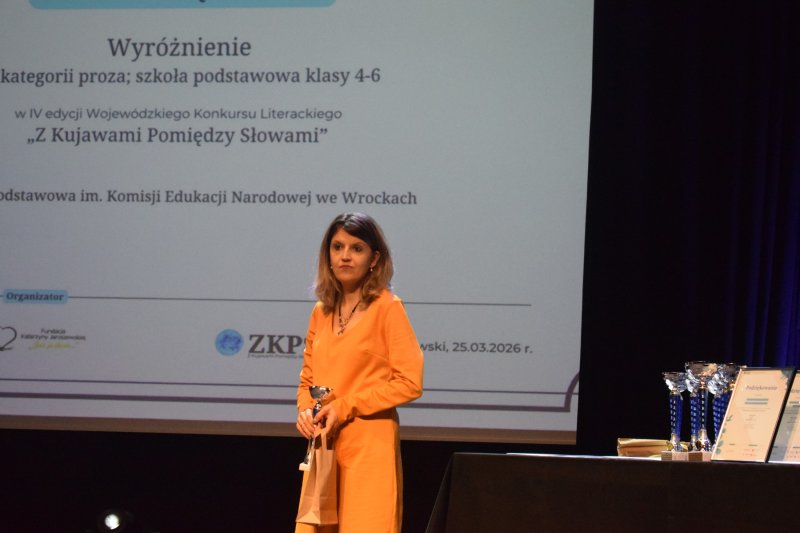 Gala IV Wojewódzkiego Konkursu Literackiego „Z Kujawami Pomiędzy Słowami” (fot. PJ)  