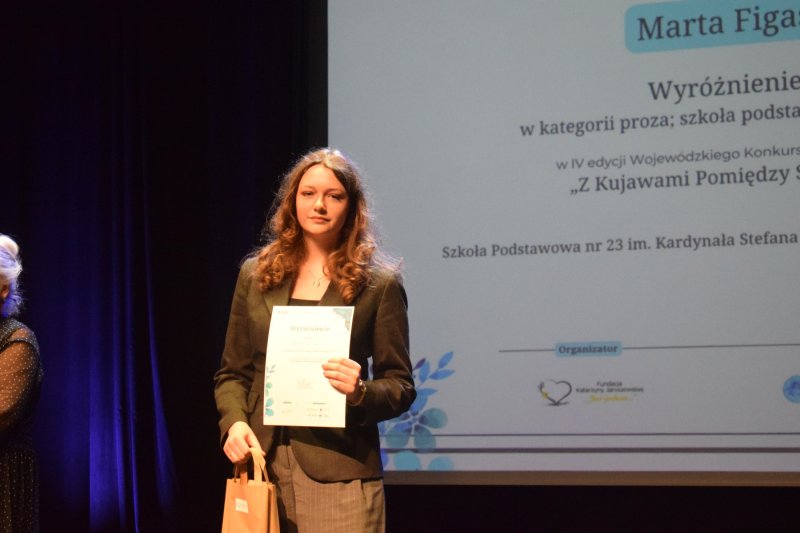 Gala IV Wojewódzkiego Konkursu Literackiego „Z Kujawami Pomiędzy Słowami” (fot. PJ)  