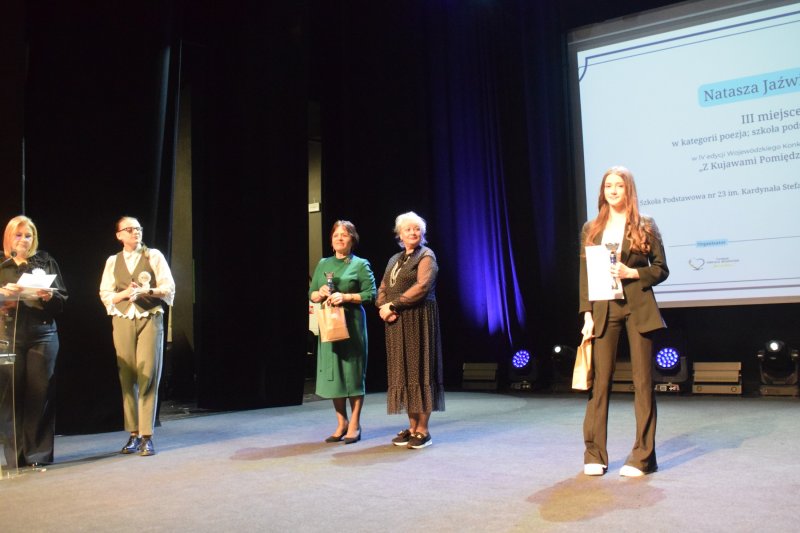 Gala IV Wojewódzkiego Konkursu Literackiego „Z Kujawami Pomiędzy Słowami” (fot. PJ)  