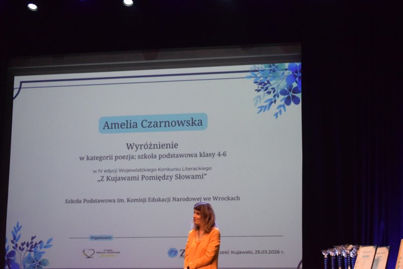 Gala IV Wojewódzkiego Konkursu Literackiego „Z Kujawami Pomiędzy Słowami” (fot. PJ)  