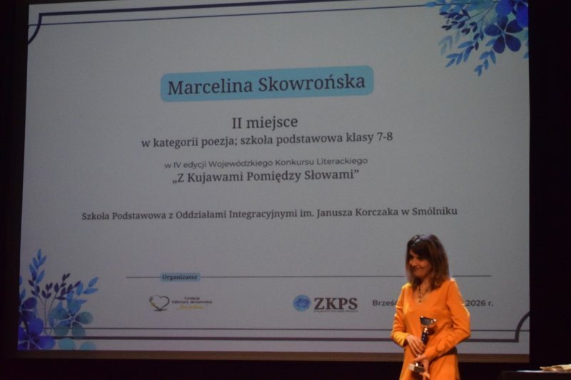 Gala IV Wojewódzkiego Konkursu Literackiego „Z Kujawami Pomiędzy Słowami” (fot. PJ)  