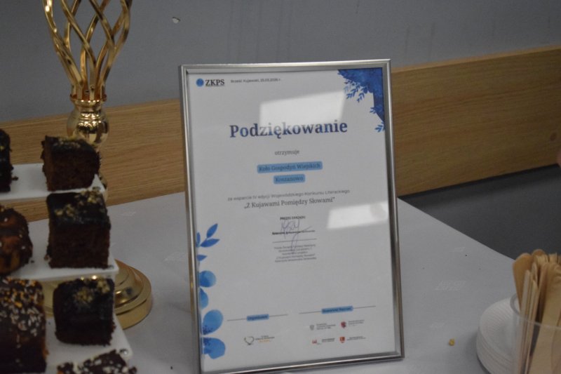 Gala IV Wojewódzkiego Konkursu Literackiego „Z Kujawami Pomiędzy Słowami” (fot. PJ)  