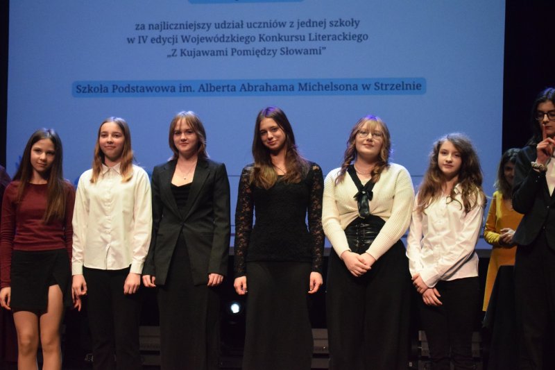 Szkoła Podstawowa im. Alberta Abrahama Michelsona w Strzelnie - najliczniejszy udział (fot. PJ)  