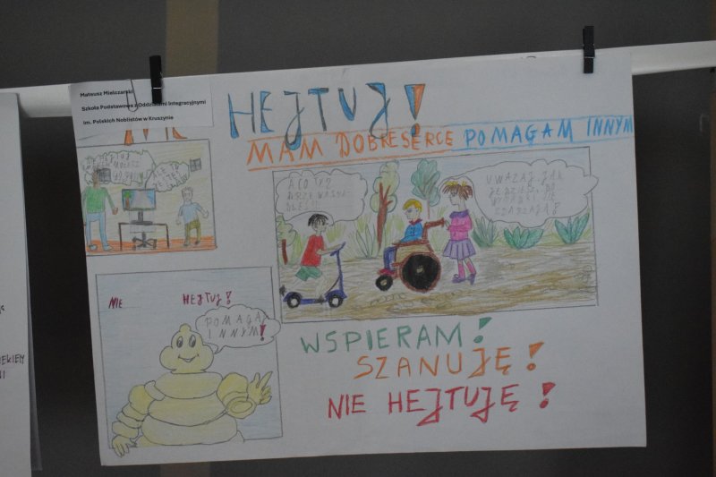 "Cisza Nienawiści Nigdy hejt! Zawsze heart!" - prace konkursowe (fot. PJ)  